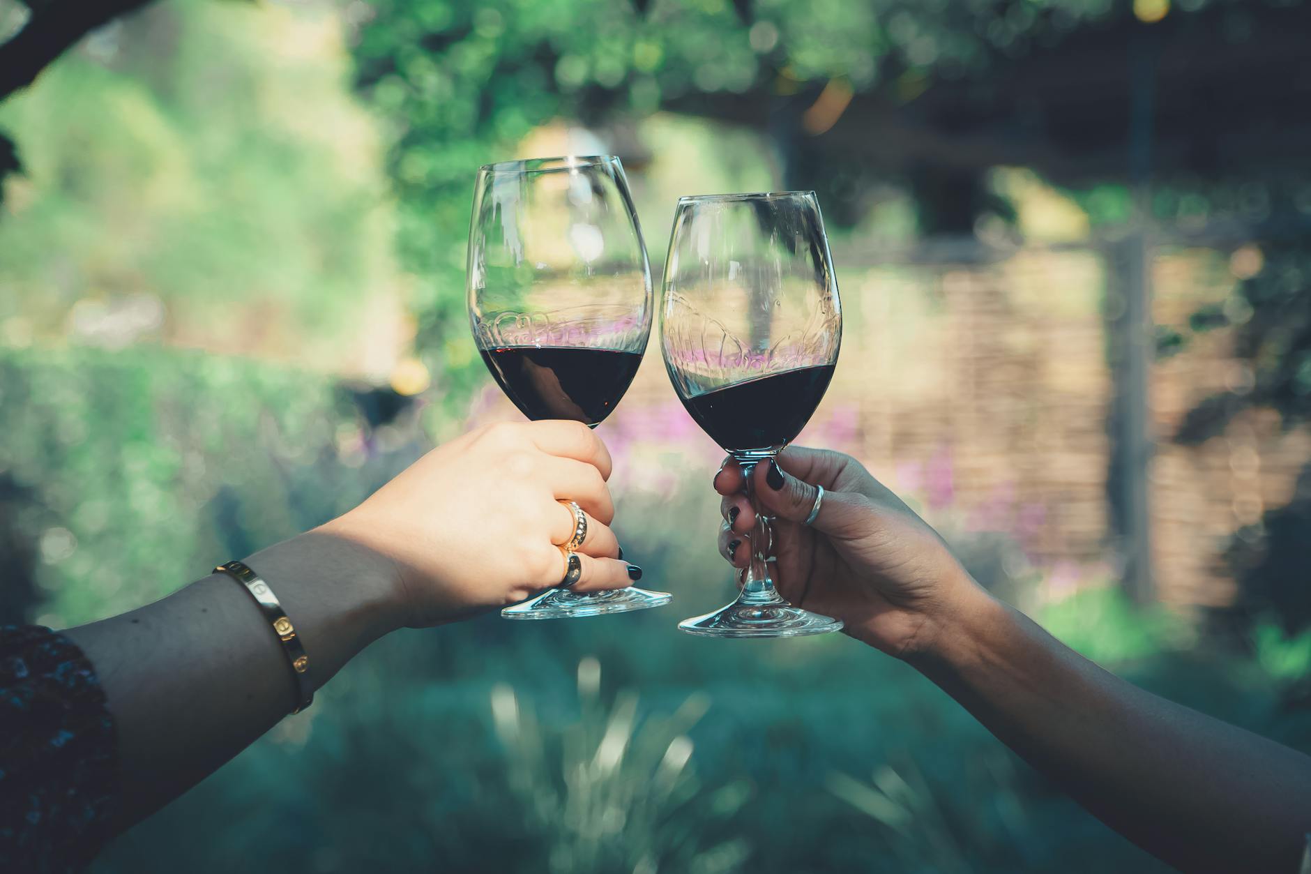 toast of wine glasses